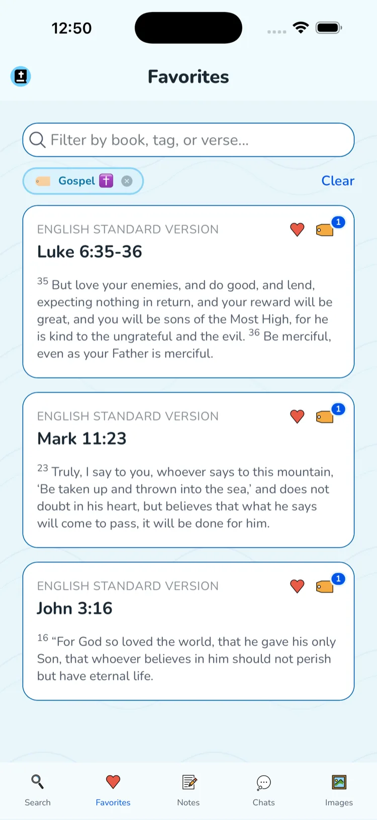 Hey Bible favorites